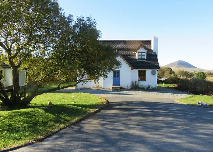 Farm In Village On A Farm Beside Connemara National Park Letterfrack
